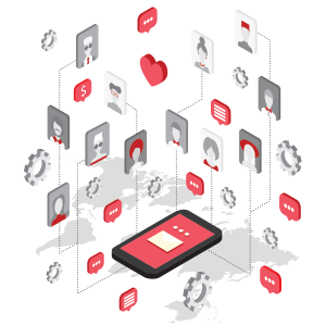 application infonuagique texto SMS