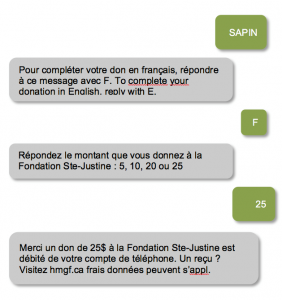 VuduMobile conversation SMS