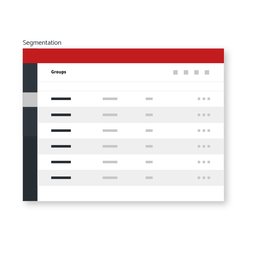Multi-Channel All-in-One Messaging Platform Segment your audience